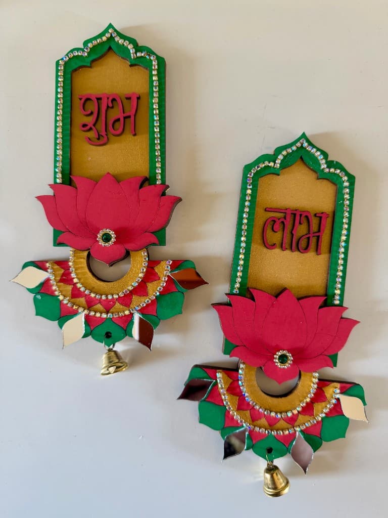 Temple Arch Shubh-Labh - Red Lotus