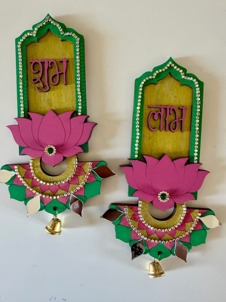Temple Arch Shubh-Labh - Pink Lotus