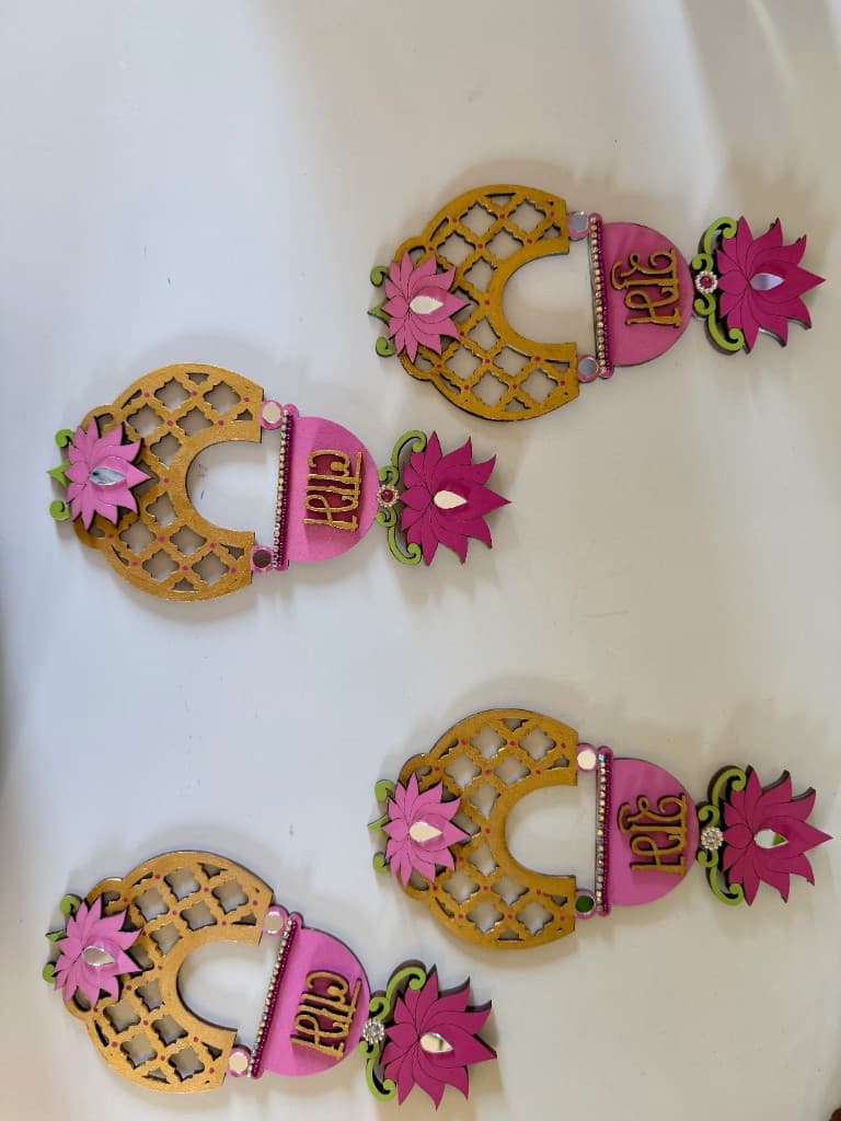 Lotus Bloom Shubh-Labh - Pink Gold - Image 2